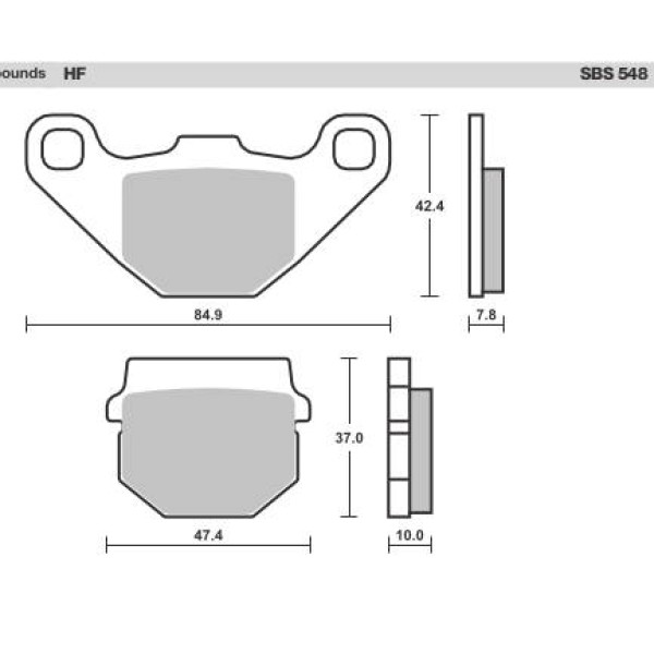 SBS Brake Pads  548 Series