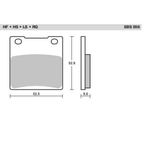 SBS Brake Pads  556 Series