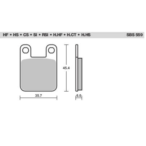SBS Brake Pads  559 Series