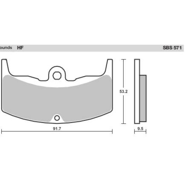 SBS Brake Pads  571 Series