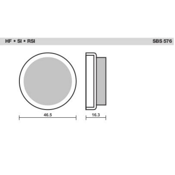 SBS Brake Pads  576 Series