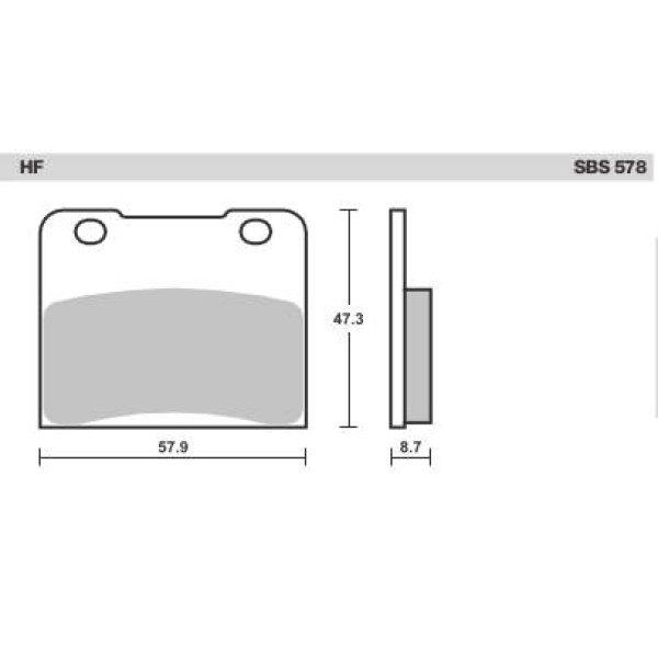 SBS Brake Pads  578 Series