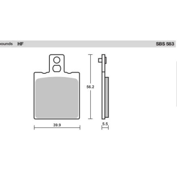 SBS Brake Pads  583 Series