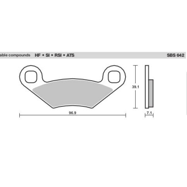 SBS Brake Pads  642 Series