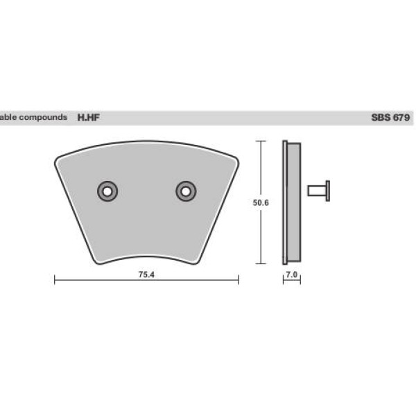 SBS Brake Pads  679 Series