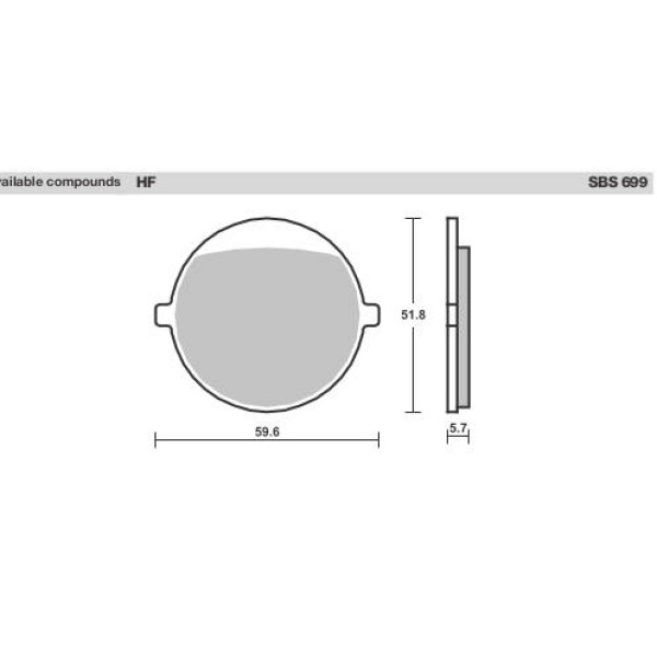 SBS Brake Pads  699 Series