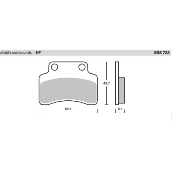 SBS Brake Pads  723 Series