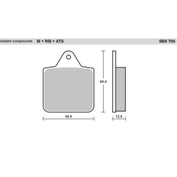 SBS Brake Pads  756 Series