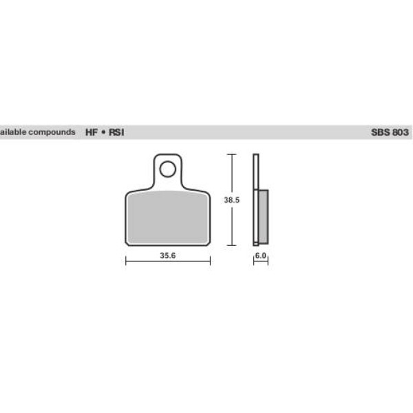 SBS Brake Pads  803 Series