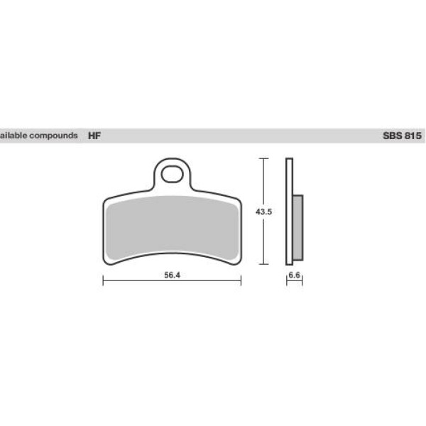 SBS Brake Pads  815 Series