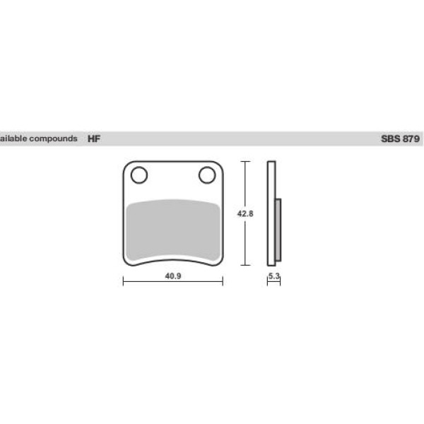 SBS Brake Pads  879 Series