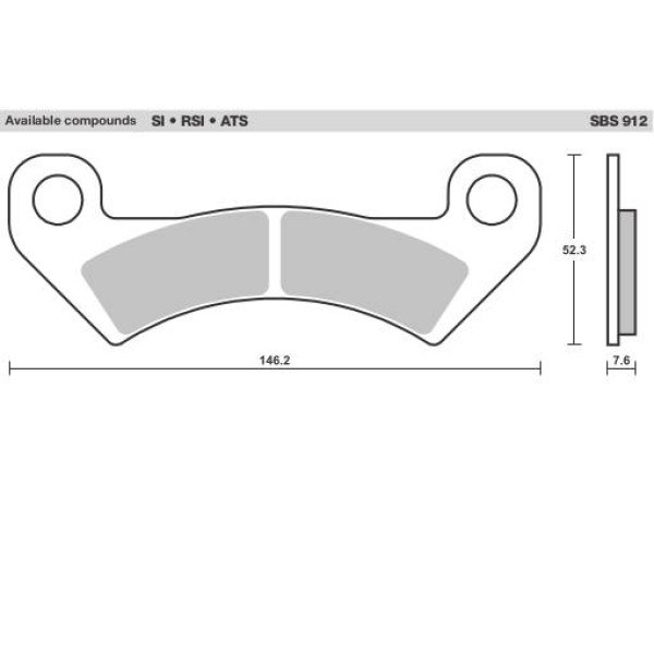 SBS Brake Pads  912 Series