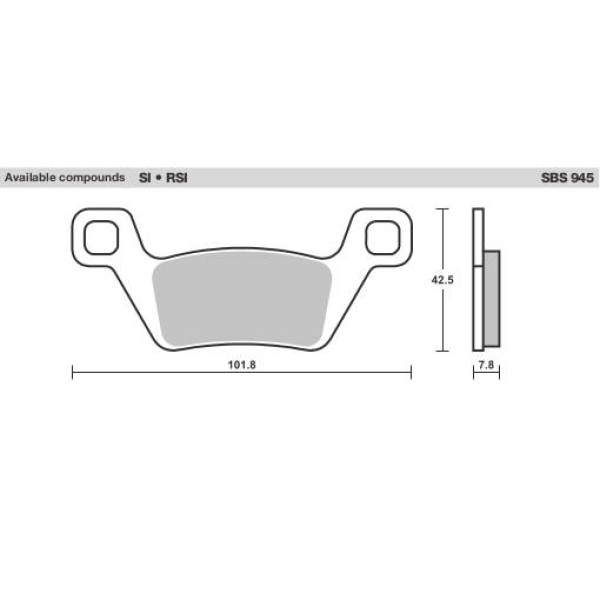 SBS Brake Pads  945 Series