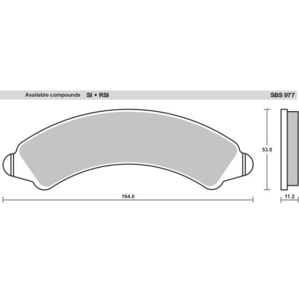 SBS Brake Pads  977 Series