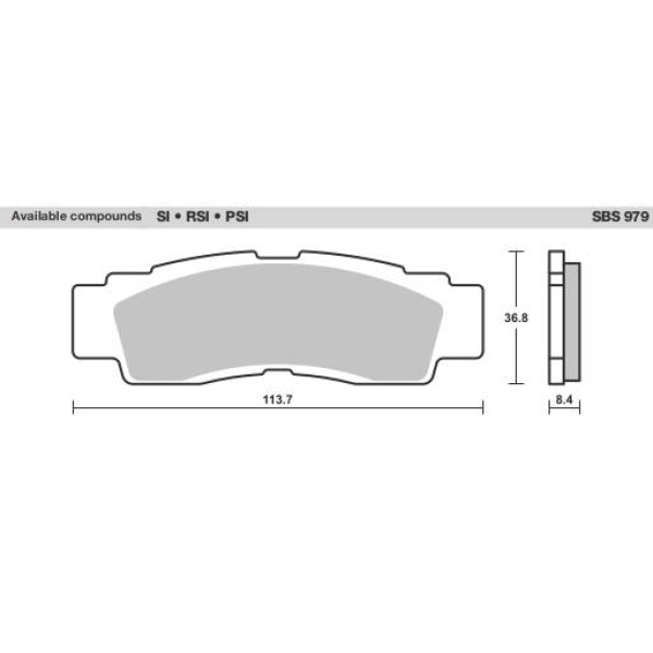 SBS Brake Pads  979 Series