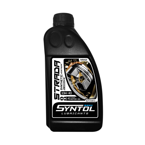 Syntol Strada Synthetic 4 Stroke Motorcycle Oils, 1 Litre