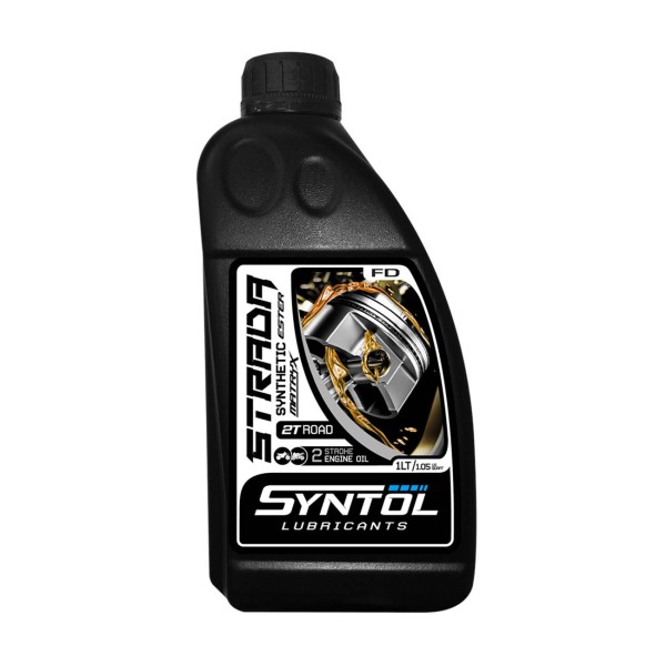 Syntol Strada Synthetic 2 Stroke Motorcycle Oil, 1 Litre