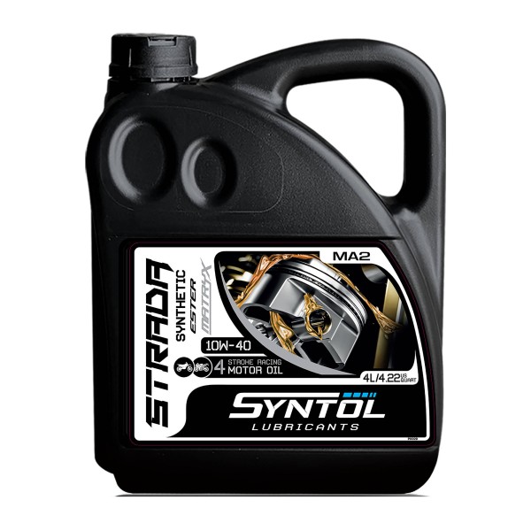 Syntol Strada Synthetic  4 Stroke Motorcycle Oils, 4 Litres