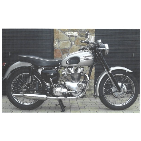 Triumph T100, 1957.  A beautiful, rare example of possibly the finest bike to come out of Meriden