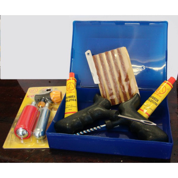 Temporary Tubeless Tyre Puncture Repair Kit