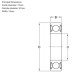 ZZ Steel Shielded Motorcycle Wheel Bearing 6303
