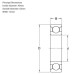 OEM Quality Motorcycle Wheel Bearing 6908