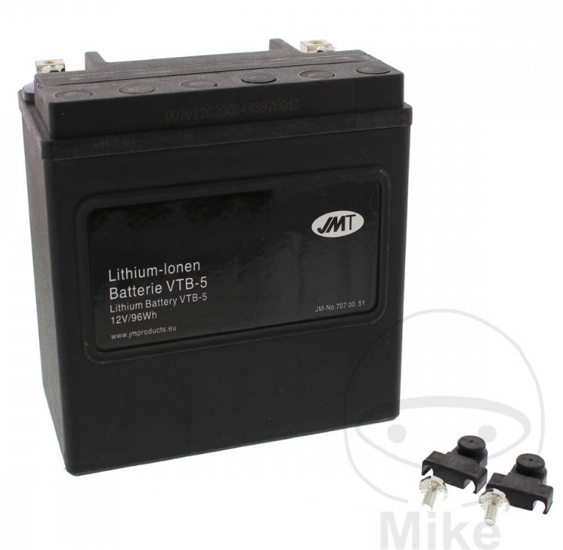 image of product jmt vtb 5 v twin lithium harley davidson motorcycle battery lifepo4